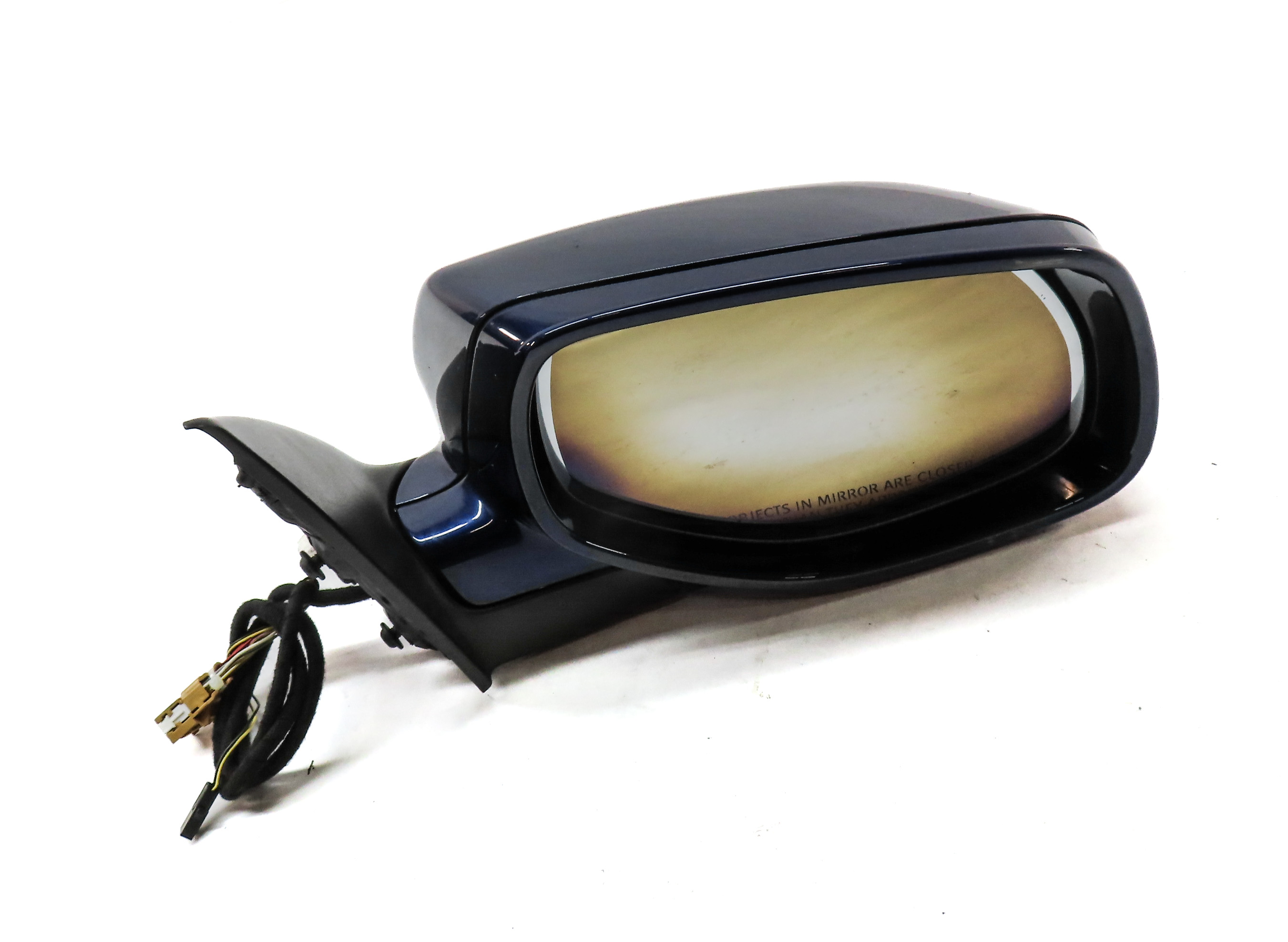 2008-2010 PORSCHE CAYENNE (957) RIGHT P-FOLD AUTODIM MEMORY DOOR MIRROR (BLUE) — exact item pictured